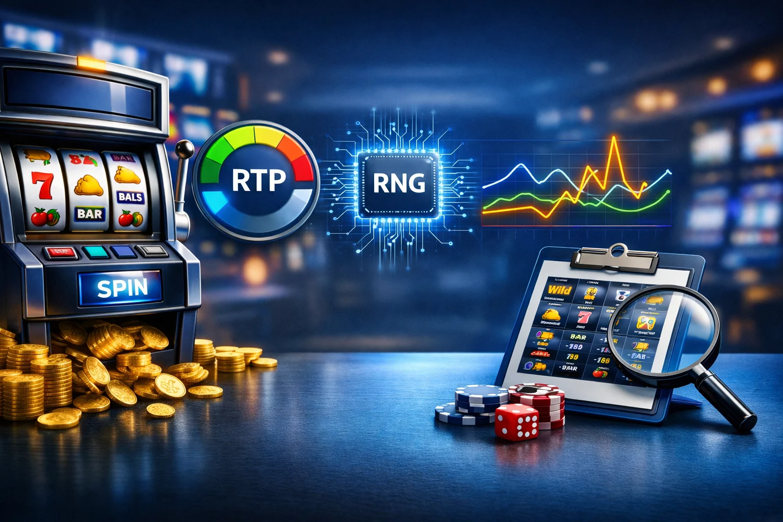 Tragamonedas en línea: de principiante a avanzado — RTP, RNG, volatilidad y cómo elegir máquina