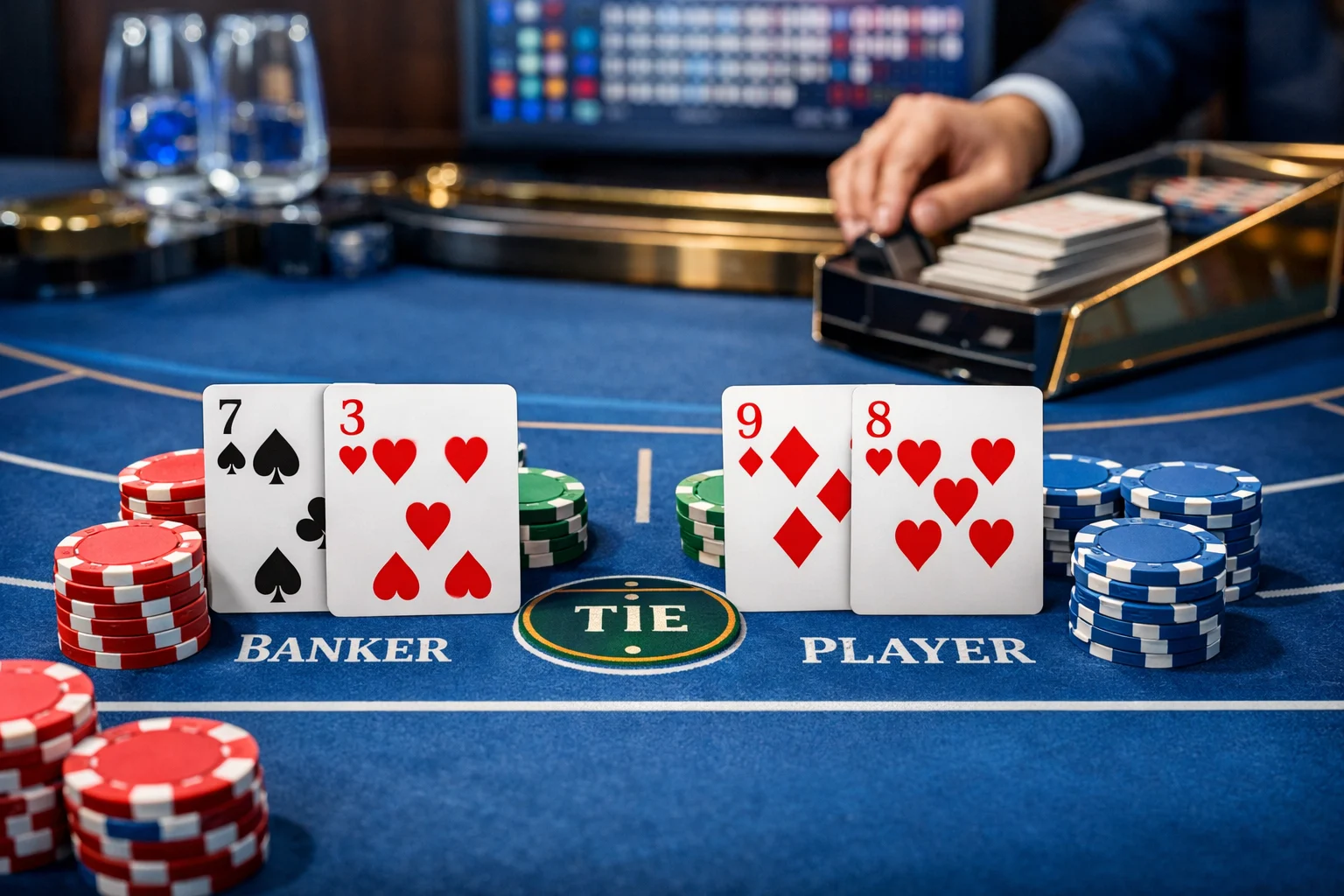 Hướng dẫn cho người mới chơi Baccarat trực tuyến: Quy tắc, tỷ lệ trả và lưu ý thực tế