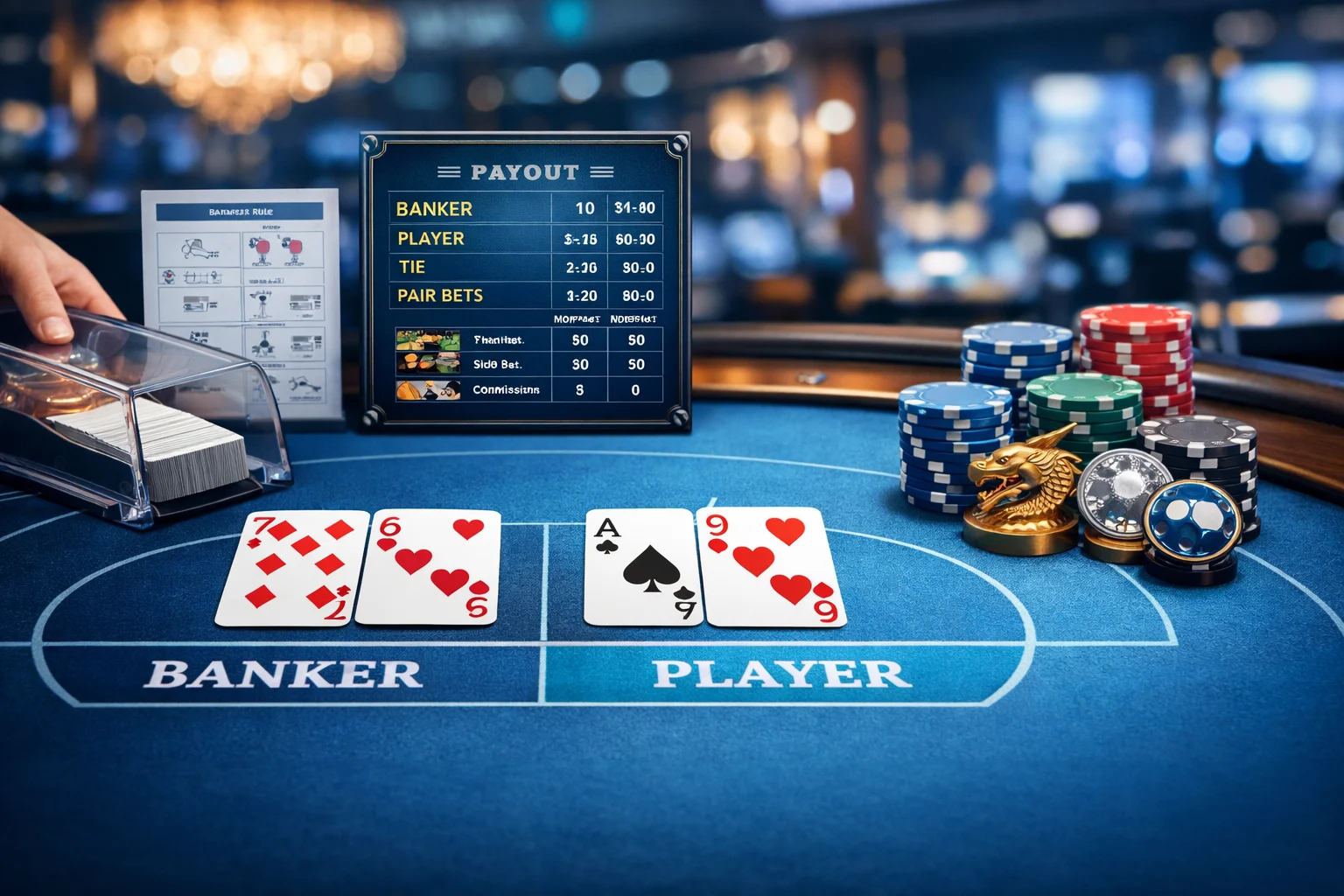 Baccarat: reglas y puntos clave antes de elegir mesa — Guía práctica para principiantes