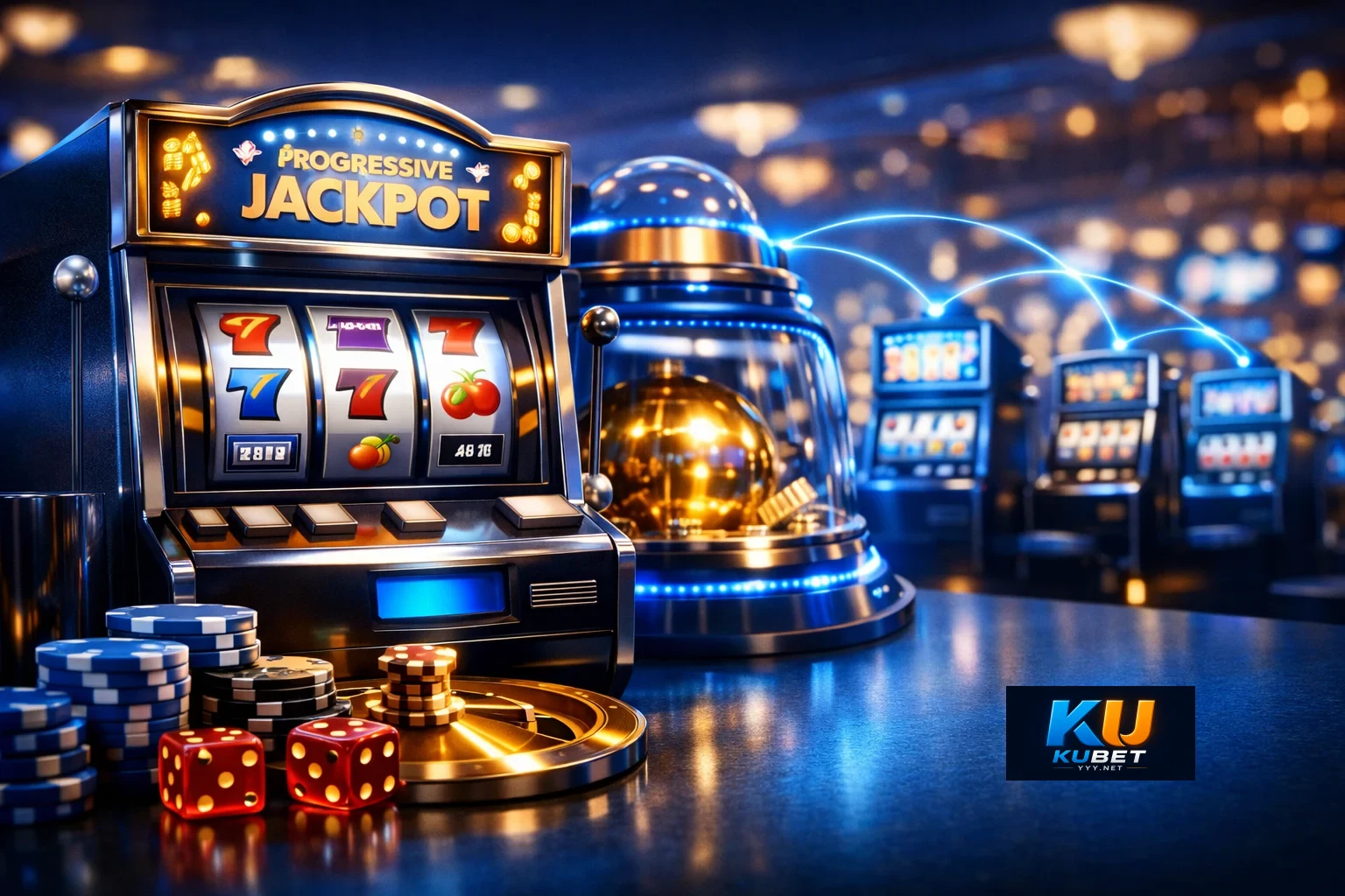 คู่มือเล่นตู้แจ็กพอตสะสม (Progressive Jackpot) และคำถามที่พบบ่อย