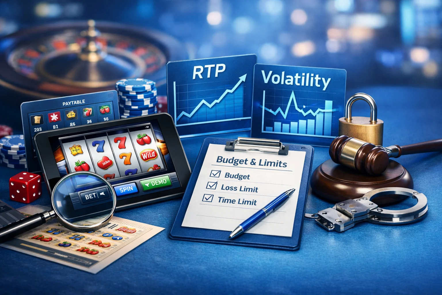 Online Slots Beginner’s Guide — Quick Essentials: Rules, RTP, Volatility, and Risk Management