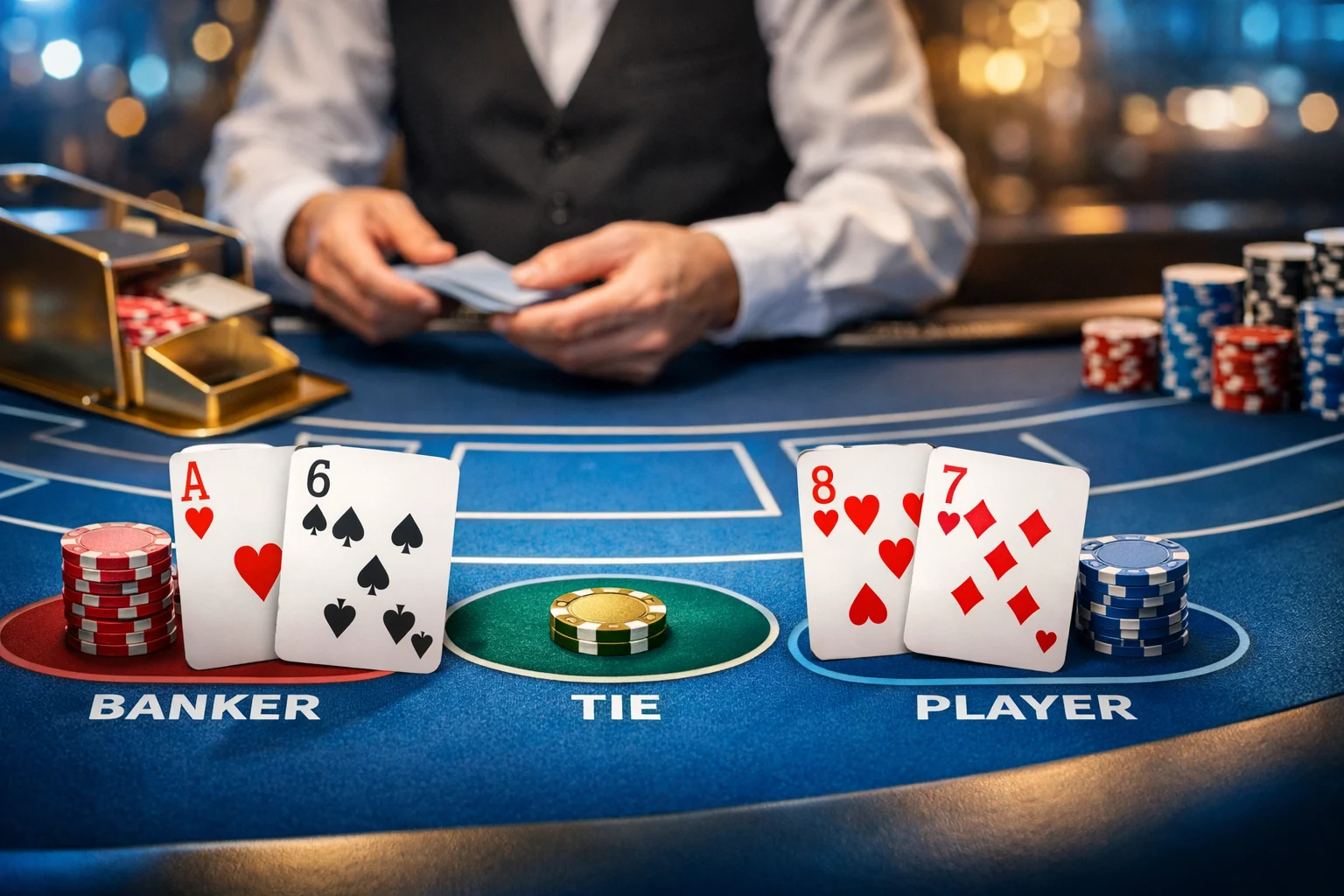 Guide complet pour débutants au baccarat : règles, cotes et conseils pratiques en temps réel